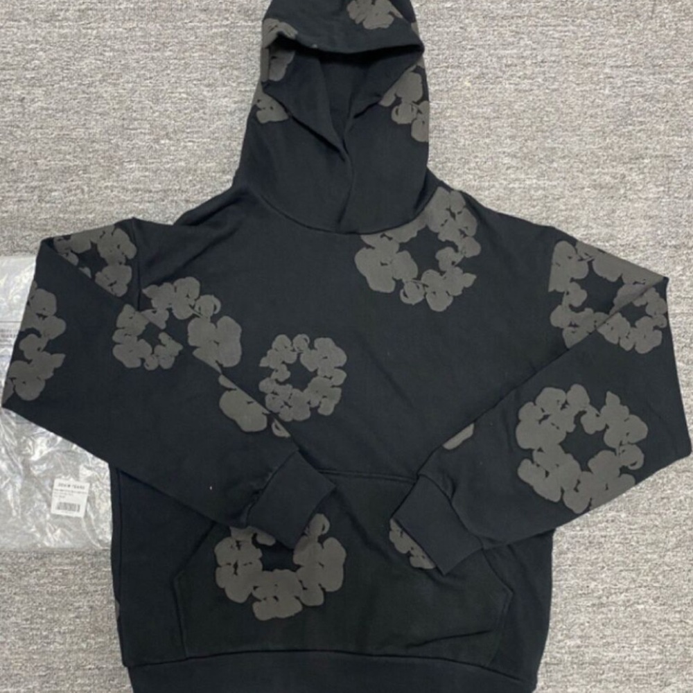 denim tear hoodie great condition